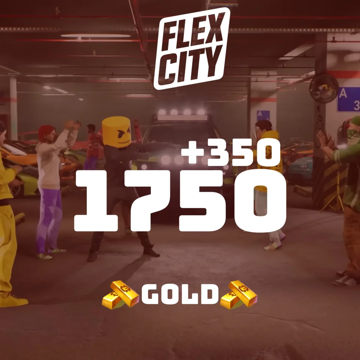 1750 + 350 Bonus Gold - Flex City - Image 1