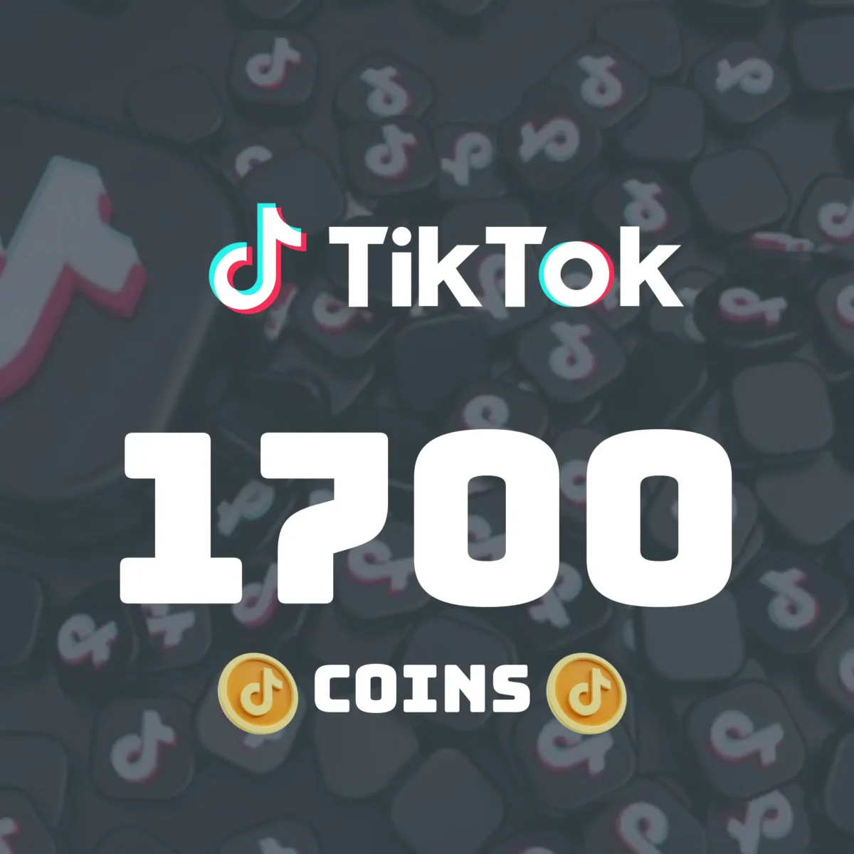 1700 TikTok Coins - Image 1