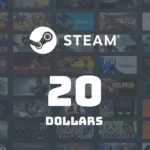 Steam Wallet Gift Card 20 USD Key