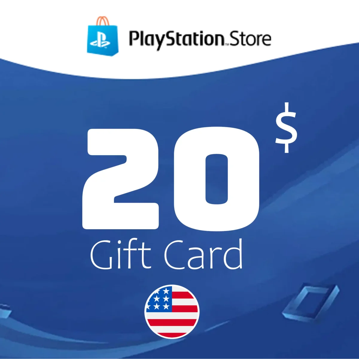 PlayStation Gift Card 20 USD - USA - Image 1
