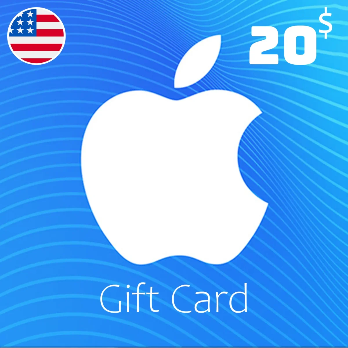 Apple iTunes Gift Card 20 USD - USA - Image 1