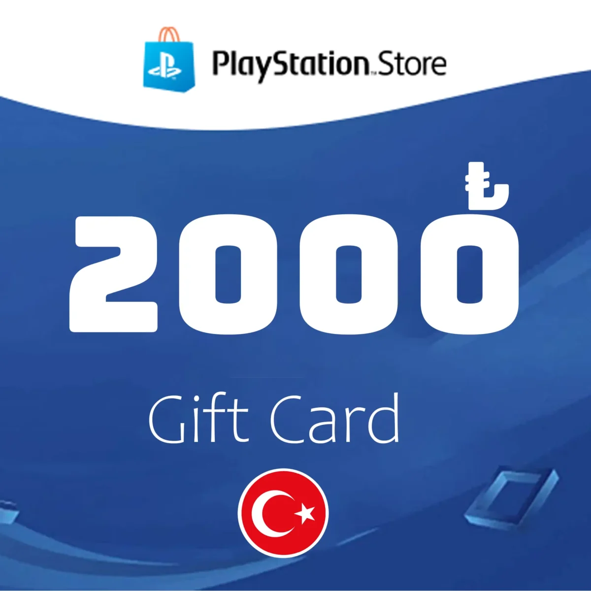 PlayStation Gift Card 2000 TRY – Turkey - Image 1