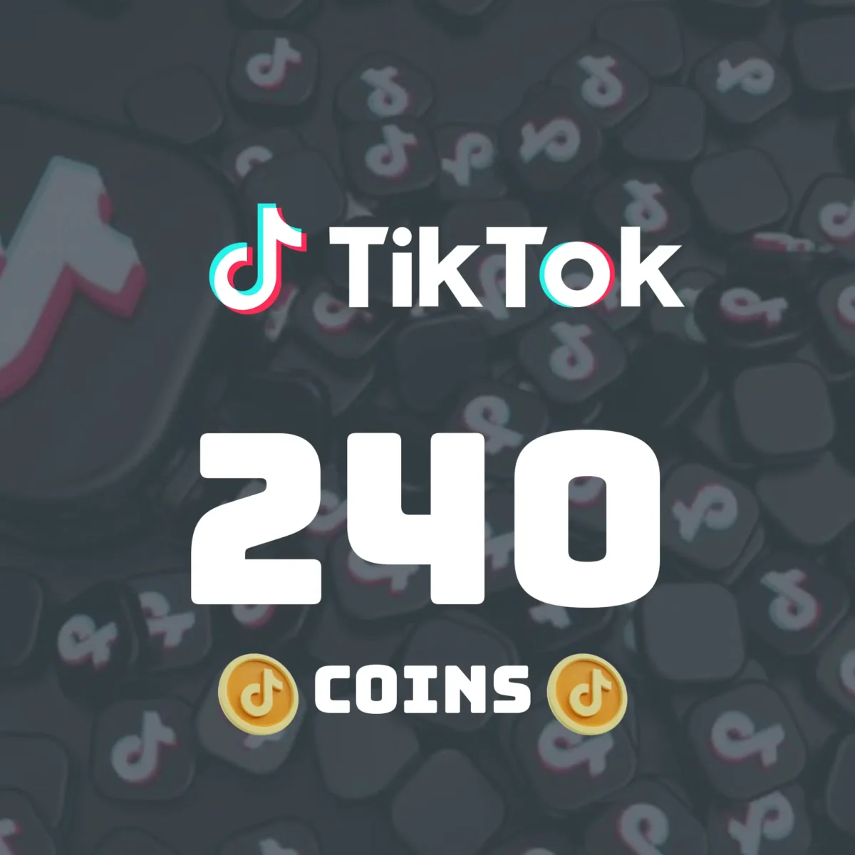 240 TikTok Coins - Image 1