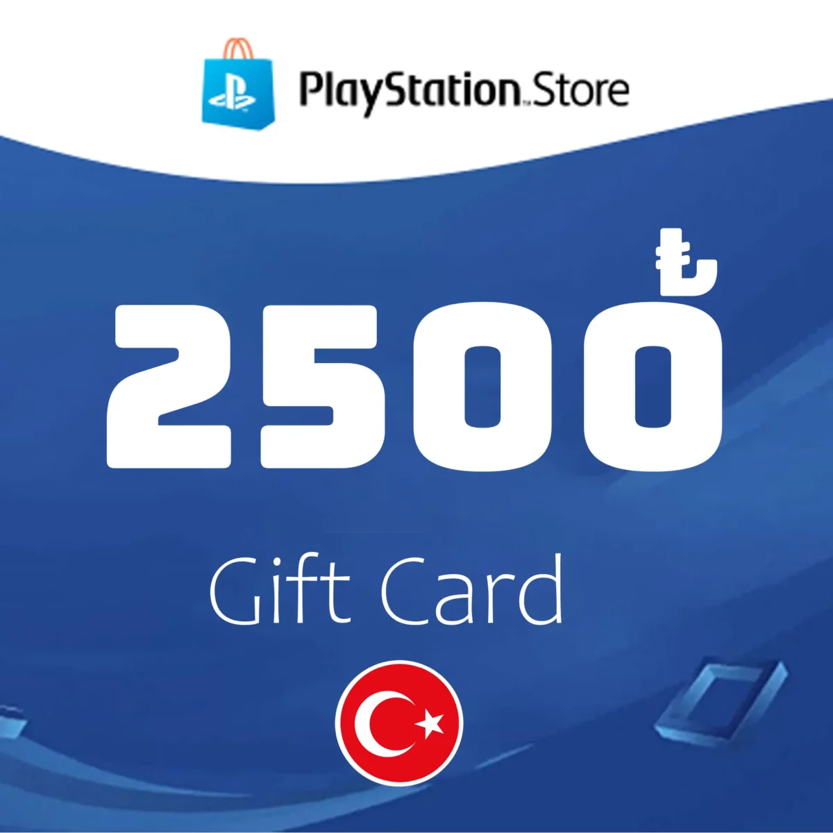 PlayStation Gift Card 2500 TRY – Turkey - Image 1