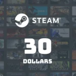 Steam Wallet Gift Card 30 USD Key