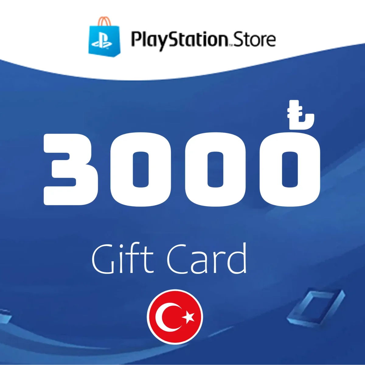 PlayStation Gift Card 3000 TRY – Turkey - Image 1