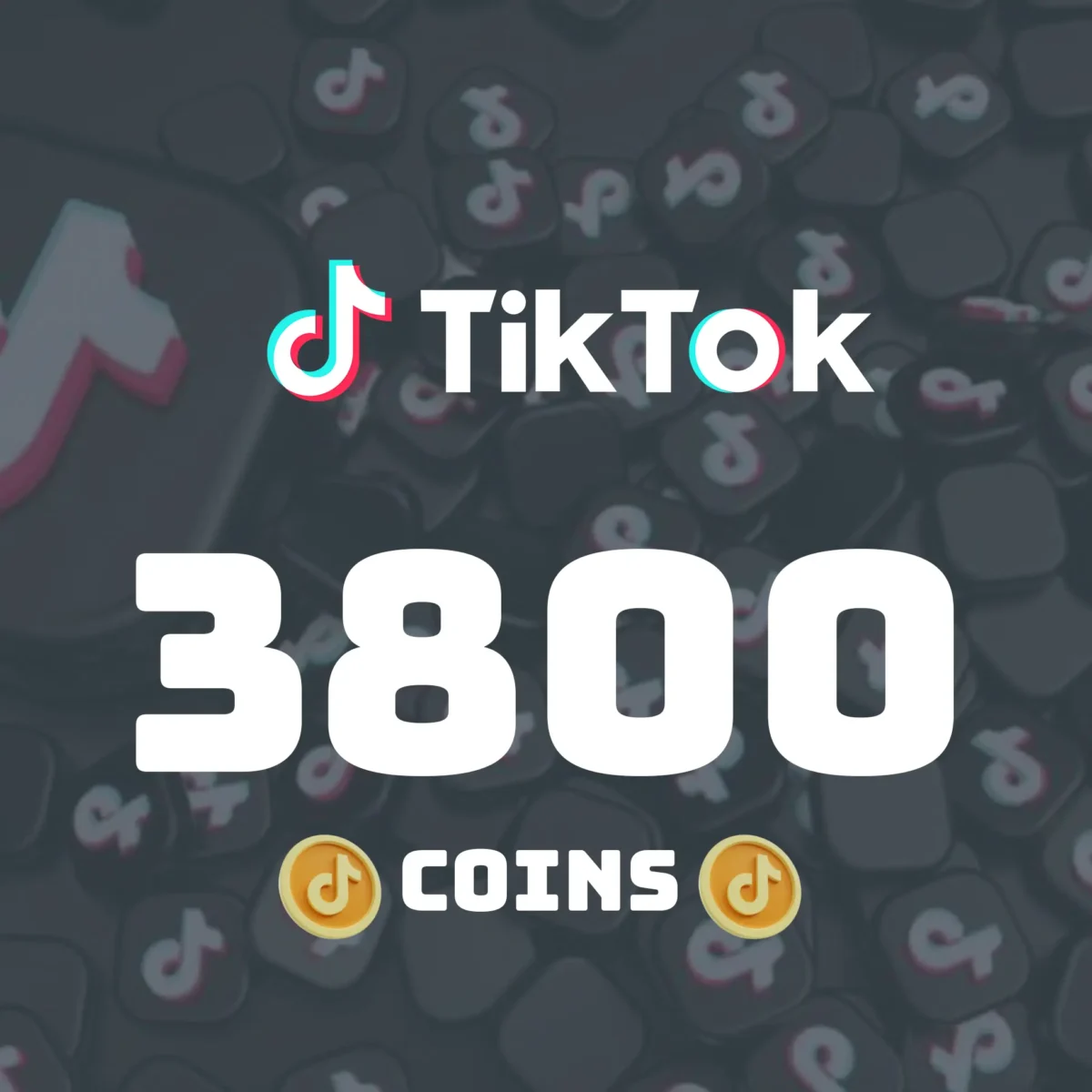 3800 TikTok Coins - Image 1