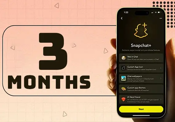 3 Months - Snapchat Plus