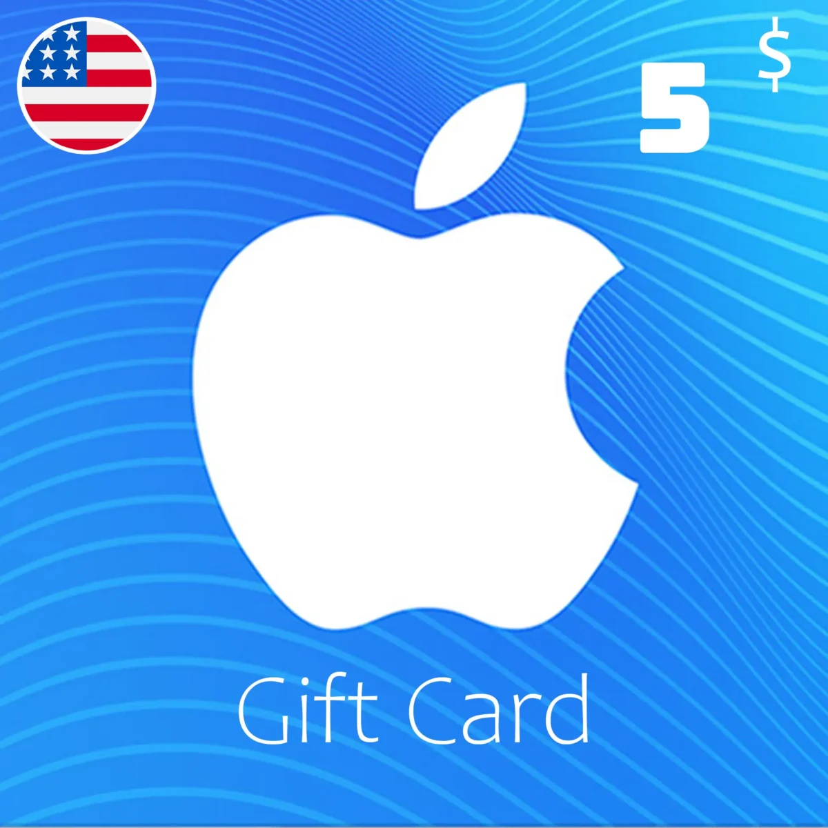 Apple iTunes Gift Card 5 USD - USA - Image 1