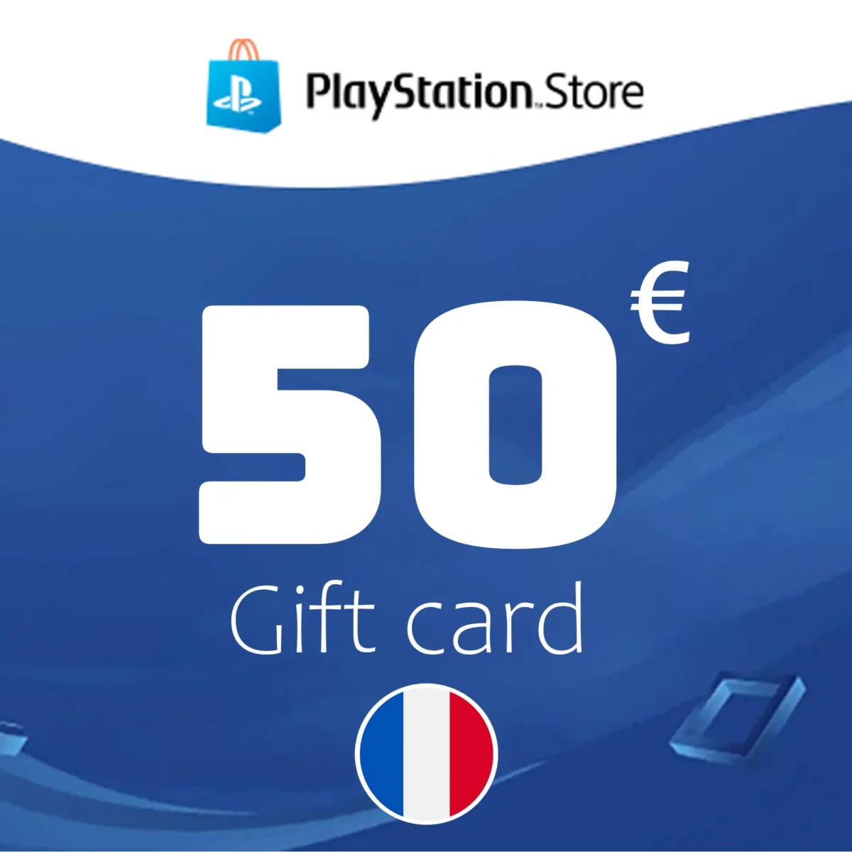 PlayStation Gift Card 50 EUR - FRANCE - Image 1