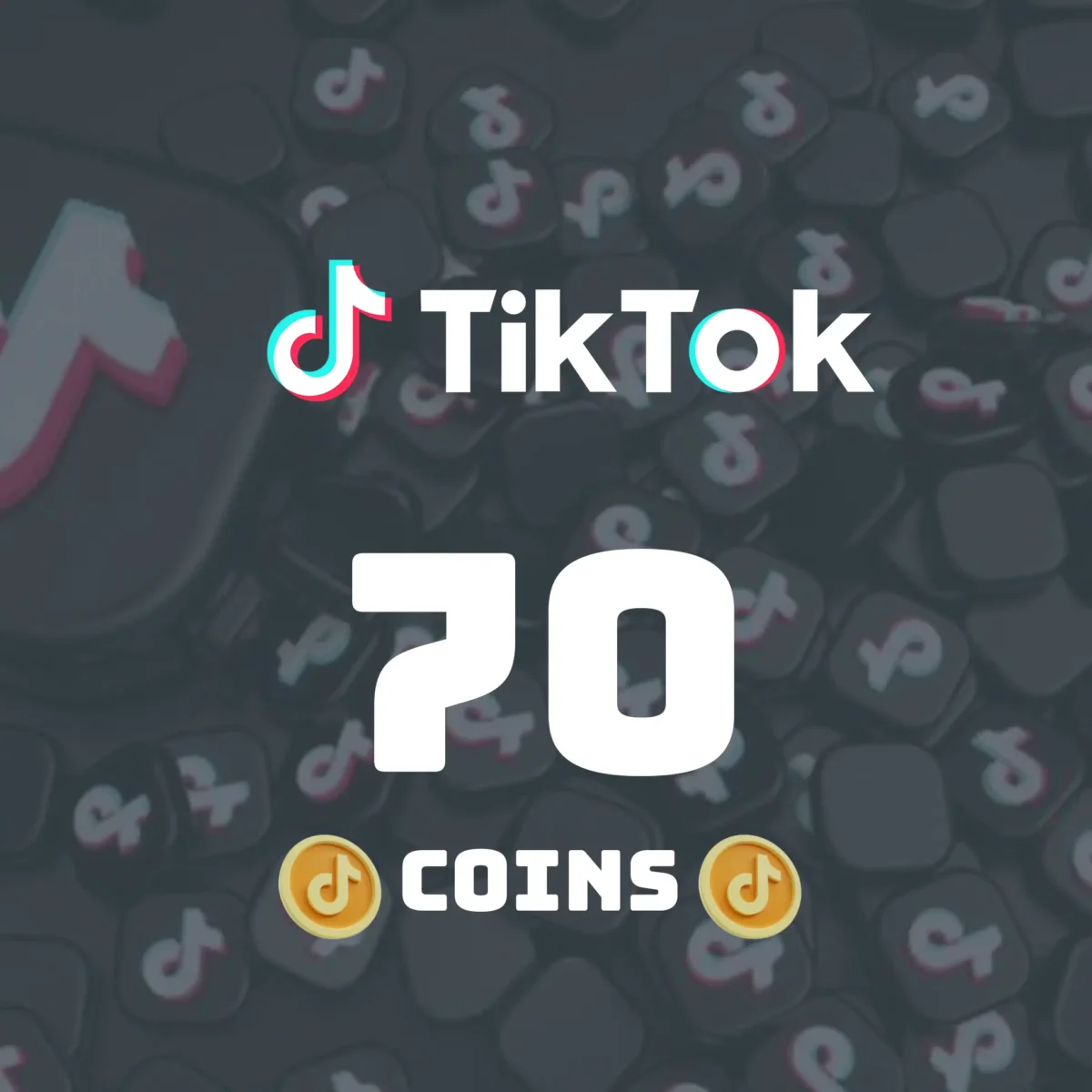 70 TikTok Coins - Image 1