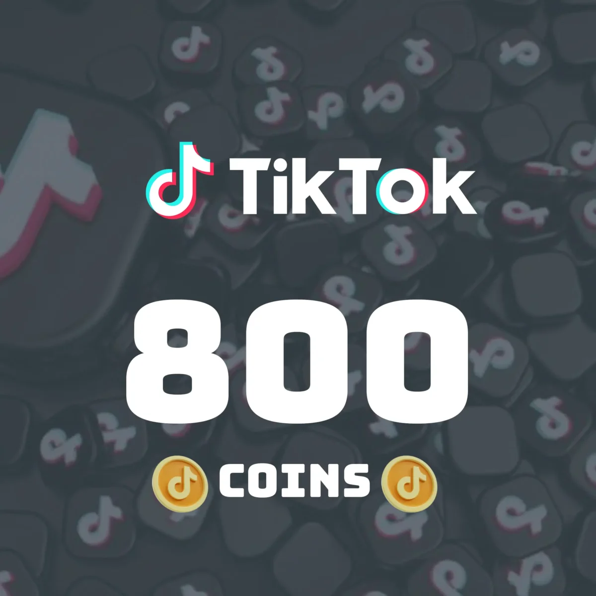 800 TikTok Coins - Image 1