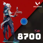 Valorant 80 EUR - 8700 Valorant Points